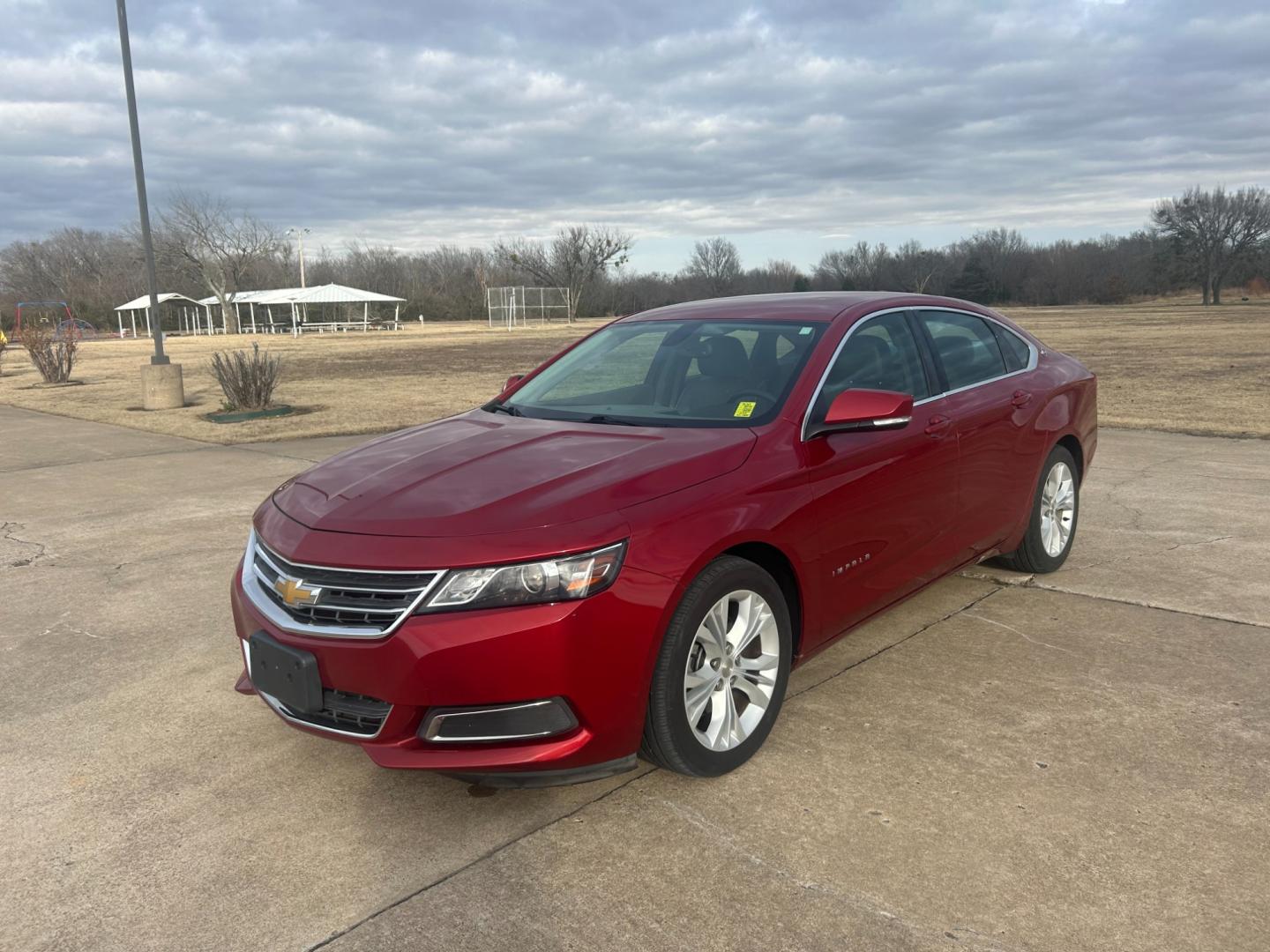 2015 RED /BLACK Chevrolet Impala CNG 3LT (2G1135SN6F9) with an 3.6L V6 DOHC 24V CNG engine, 6A transmission, located at 17760 Hwy 62, Morris, OK, 74445, (918) 733-4887, 35.609104, -95.877060 - Photo#0